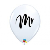 Apdrukāts lateksa balons "Mr." (30 cm)