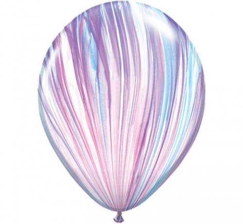 Apdrukāts lateksa balons, pastel agat Fashion (30 cm)