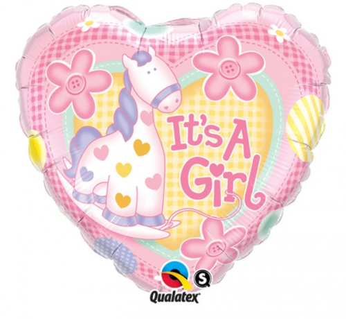 Воздушный шар из фольги 45 см" It is a Girl "