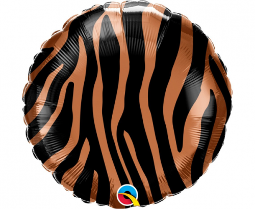 45 cm Folija balons Tiger stripes pattern
