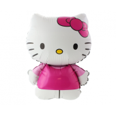 Воздушный шар фольги 24" FX - "Hello Kitty" (розовый лук)
