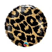 Воздушный шар из фольги 45 см Leopard pattern