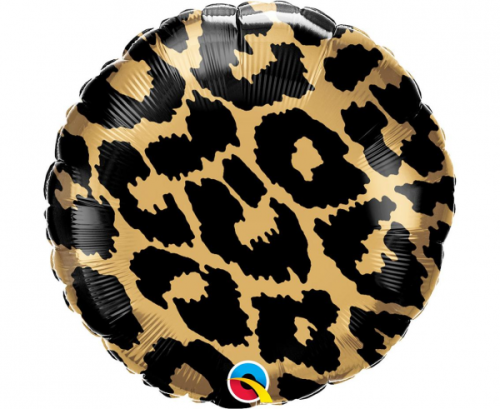 Воздушный шар из фольги 45 см Leopard pattern