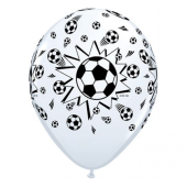 Apdrukāts lateksa balons Football (30 cm)