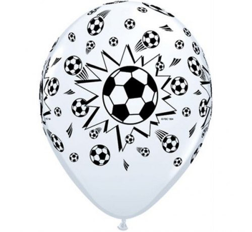 Apdrukāts lateksa balons Football (30 cm)