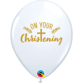 Apdrukāts lateksa balons On your Christening (30 cm)