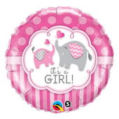 45 cm Folija balons RND "It''s a girl", 1 pc.