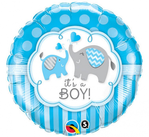 Воздушный шар из фольги 45 см CiR - "It''s a Boy"