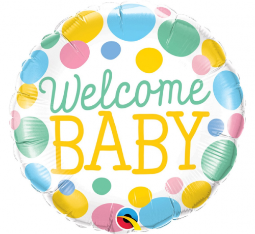 45 cm Folija balons - "WELCOME BABY "