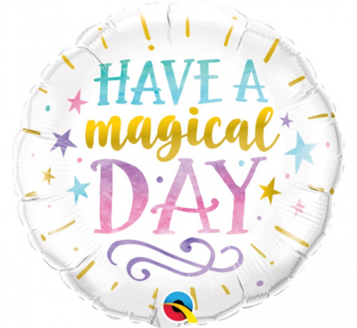 Воздушный шар из фольги 45 см CIR - "Have a Magical Birthday"