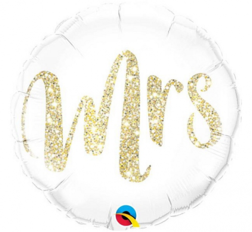 45 cm Folija balons CiR MRS, gold