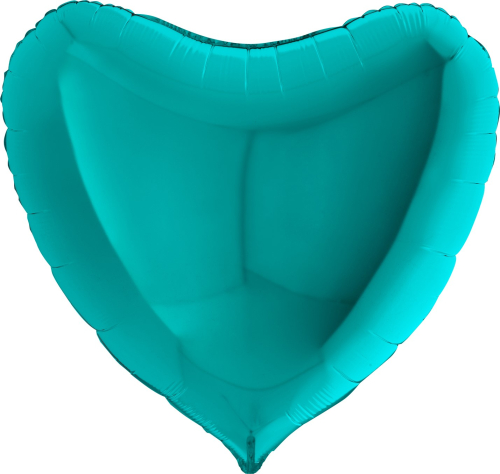 Шар (36''/91 см) Сердце, Тиффани, 1 шт.