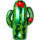 Шар (27''/69 см) Фигура, Цветущий кактус, 1 шт.