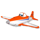 Шар фигура, Гоночный самолет, Оранжевый