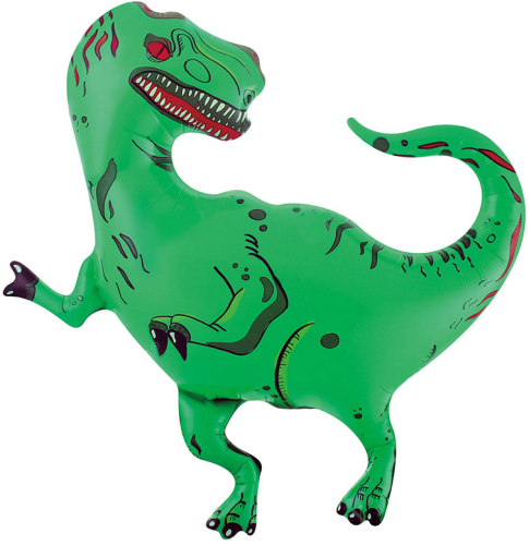 Шар (35''/89 см) Фигура, Динозавр Тираннозавр, 1 шт.