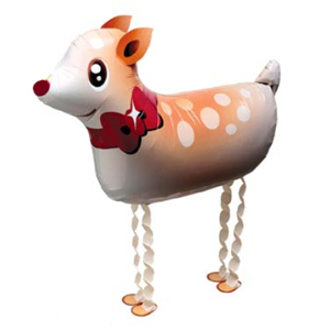 Шар (25''/64 см) Ходячая Фигура, Олень, 1 шт. Шар (25''/64 см) Ходячая Фигура, Олень, 1 шт.