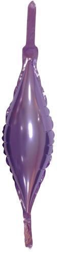 Шар (6''/15 см) Мини-ромб, С хвостиками, Сиреневый, 1 шт. Шар (6''/15 см) Мини-ромб, С хвостиками, Сиреневый, 1 шт.