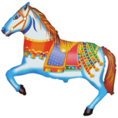 Шар (42''/107 см) Фигура, Цирковая лошадка, 1 шт.