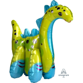 Шар (23''/58 см) Ходячая Фигура, Динозавр, 1 шт. в упак.
