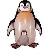 Шар (13''/33 см) Мини-фигура, Пингвин, 1 шт.