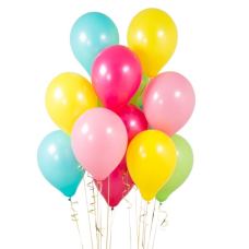 14 lateksa baloni tropu krāsās