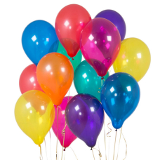 Iepakojums ar 14 Jewel Rainbow Party baloniem