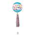 Aste baloniem Twirlz 86 cm varavīksnes krāsā