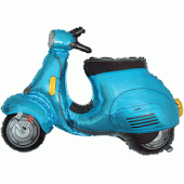 Blue scooter FOLIJA GAISA BALONS 85 CM