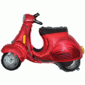 Scooter red FOLIJA GAISA BALONS 85 CM