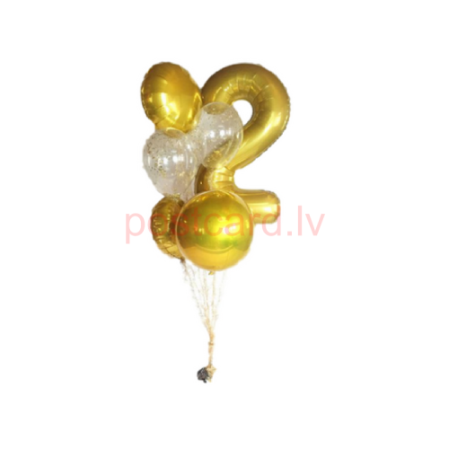 Balonu Pušķis 11 Cipars 2 150x60 cm