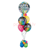 Balonu Kompozīcija 1 Dzimšanas dienai 160x50 cm