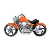 Orange Motorcycle ФОЛЬГА ВОЗДУШНЫЙ ШАР 114 cm