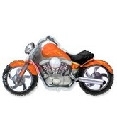 Orange Motorcycle FOLIJA GAISA BALONS 114 cm