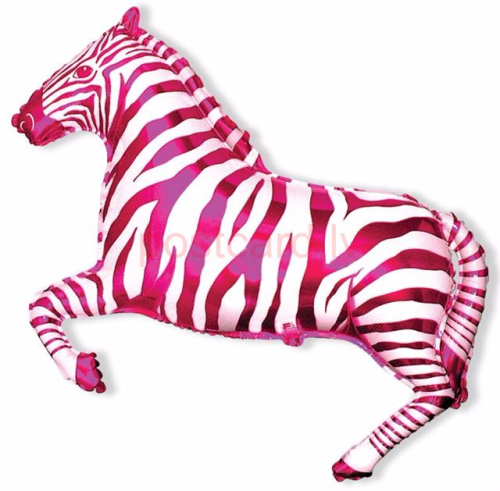 Pink Zebra FOLIJA GAISA BALONS 107 cm