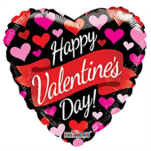 Happy Valentines day Baner 45 cm