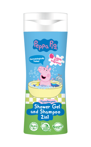 PEPPA PIG Dušas želeja un šampūns divi vienā, 300 ml