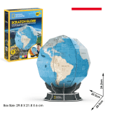 CUBICFUN 3D пазл Scratch Globe