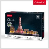CUBICFUN City Line 3d BL puzle Parīze