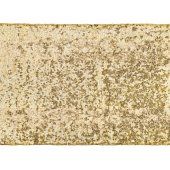 Sequin table runner, gold, 0.3 x 5 m