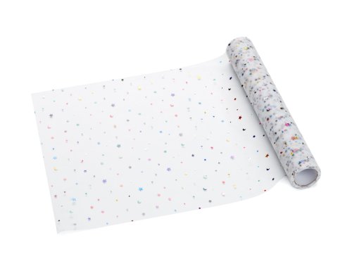Tulle Table Runner Stars, Mix, 0.35 x 9 m Tulle Table Runner Stars, Mix, 0.35 x 9 m