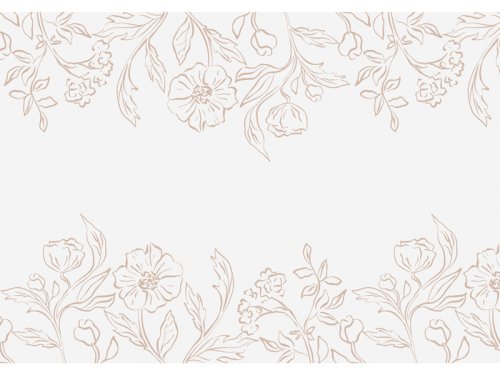 Nonwoven floral table runner, mix, 40x500 cm Nonwoven floral table runner, mix, 40x500 cm
