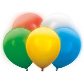 Led balloons 30 cm, mix (1 pkt / 5 pc.)