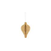 Paper honeycomb ornament Lantern, beige, 13,2x15cm