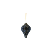 Paper honeycomb ornament Lantern, navy blue, 13,2x15cm