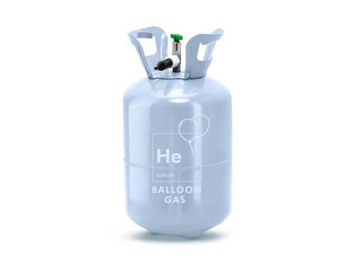 Helium tank, light blue, 30 balloons Helium tank, light blue, 30 balloons