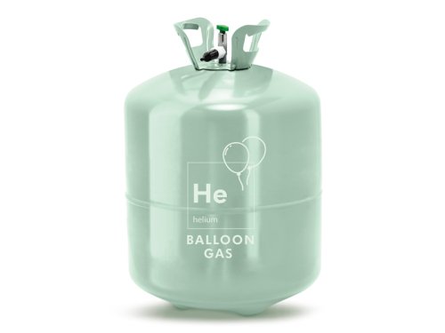 Helium tank, green, max 90 balloons Helium tank, green, max 90 balloons