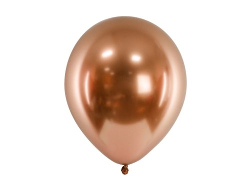 Glossy balloons 30 cm, copper (1 pkt / 50 pc.)