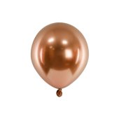 Glossy balloons 12 cm, copper (1 pkt / 50 pc.)