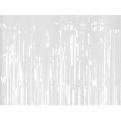 Party curtain, white, 100x200cm