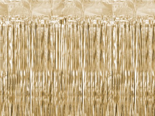 Party curtain, luxury gold, 100x200cm Party curtain, luxury gold, 100x200cm